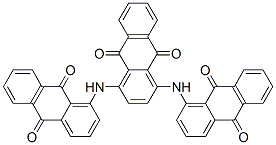 1,4-bis[(9,10-dihydro-9,10-dioxo-1-anthryl)amino]anthraquinone CAS#: 116-76-7