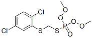 1,4-dichloro-2-(dimethoxyphosphorylsulfanylmethylsulfanyl)benzene CAS#: 17578-36-8