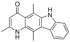 1,4-dihydro-4-oxo-2,5,11-trimethyl-6H-pyrido(3,2-b)carbazole CAS#: 111249-53-7