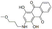 1,4-dihydroxy-2-[(3-methoxypropyl)amino]anthraquinone CAS#: 20253-60-5