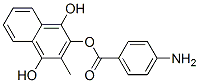 1,4-dihydroxy-3-methyl-2-naphthyl 4-aminobenzoate CAS#: 14748-94-8