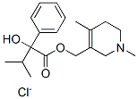 (1,4-dimethyl-5,6-dihydro-2H-pyridin-3-yl)methyl 2-hydroxy-3-methyl-2- phenyl-butanoate chloride CAS#: 101710-99-0