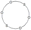 1,4,10,13-tetraoxa-7,16-dithiacyclooctadecane CAS#: 296-39-9