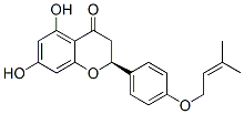 2,3-Dihydro-2α-[4-[(3-methyl-2-butenyl)oxy]phenyl]-5,7-dihydroxy-4H-1-benzopyran-4-one CAS#: 14117-54-5