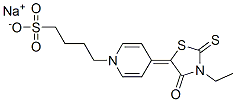 1(4H)-Pyridinebutanesulfonic acid, 4-(3-ethyl-4-oxo-2-thioxo-5-thiazolidinylidene)-, sodium salt CAS#: 18056-77-4