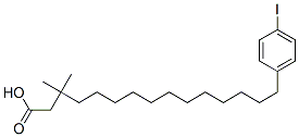 15-(4-iodophenyl)-3,3-dimethylpentadecanoic acid CAS#: 104426-56-4