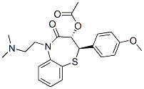1,5-Benzothiazepin-4(5H)-one, 3-(acetyloxy)-5-[2-(dimethylamino)ethyl]-2,3-dihydro-2-(4-methoxyphenyl)-, (2R-trans)- CAS#: 111188-71-7
