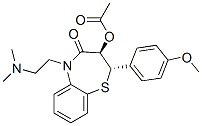 1,5-Benzothiazepin-4(5H)-one, 3-(acetyloxy)-5-[2-(dimethylamino)ethyl]-2,3-dihydro-2-(4-methoxyphenyl)-, (2S-trans)- CAS#: 111188-70-6