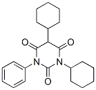 1,5-Dicyclohexyl-3-phenylbarbituric acid CAS#: 1053-49-2