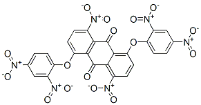 1,5-bis(2,4-dinitrophenoxy)-4,8-dinitroanthraquinone CAS#: 116-78-9