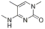 1,5-dimethyl-4-methylamino-1H-pyrimidin-2-one CAS#: 25307-94-2