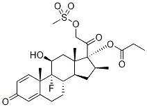 9-Fluoro-11β,17,21-trihydroxy-16β-Methylpregna-1,4-diene-3,20-dione 21-Methanesulfonate 17-Propionate CAS#: 15423-80-0