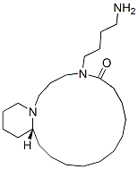 (15aR)-4-(4-Aminobutyl)icosahydropyrido[1,2-e][1,5]diazacycloheptadecin-5-one CAS#: 21008-79-7