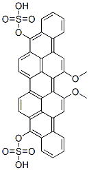16,17-dimethoxyanthra[9,1,2-cde]benzo[rst]pentaphene-5,10-diyl bis(hydrogen sulphate) CAS#: 2678-71-9
