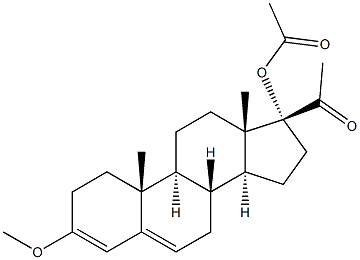 17-(Acetyloxy)-3-Methoxy-pregna-3,5-dien-20-one CAS#: 1054-64-4