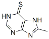 1,7-Dihydro-8-methyl-6H-purine-6-thione CAS#: 1126-23-4