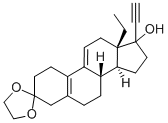 17-Ethinyl-17-hydroxy-18-methylestra-5(10),9(11)-dien-3-one-3-ethylene ketal CAS#: 23637-79-8