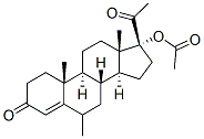 17-Hydroxy-6-methylpregn-4-ene-3,20-dione 17-acetate CAS#: 2242-65-1