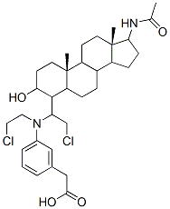 17-acetamido-5-androstan-3-ol-4-bis(2-chloroethyl)aminophenylacetate CAS#: 110320-70-2