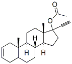 17-ethynylandrost-2-ene-17-ol-17-acetate CAS#: 124-85-6