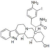 17-hydroxy-20-yohimban-16-(N-4-amino-3-iodophenethyl)carboxamide CAS#: 102606-26-8