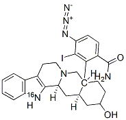 17-hydroxy-20-yohimban-16-(N-(4-azido-3-iodo)phenyl)carboxamide CAS#: 108206-16-2
