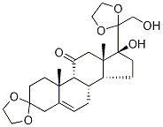 17,21-Dihydroxy-pregn-5-ene-3,11,20-trione 3,20-Diethylene Ketal CAS#: 101524-47-4