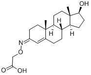 17BETA-HYDROXY-4-ANDROSTEN-3-ONE 3-[O-CARBOXYMETHYL]OXIME CAS#: 10190-93-9