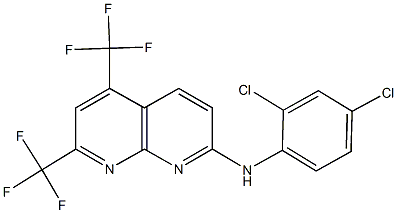1,8-Naphthyridin-2-amine,N-(2,4-dichlorophenyl)-5,7-bis(trifluoromethyl)-(9CI) CAS#: 241488-38-0
