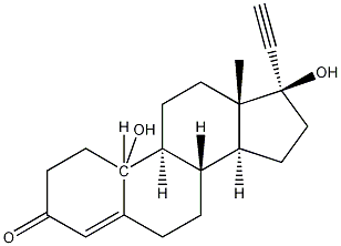 19-Nortestosterone, 17-ethynyl-10-hydroxy- CAS#: 1236-00-6