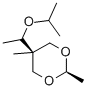 5β-(1-Isopropoxyethyl)-2β,5α-dimethyl-1,3-dioxane CAS#: 19131-74-9