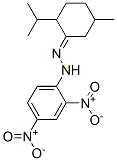 (1E)-2-Isopropyl-5-methylcyclohexanone (2,4-dinitrophenyl)hydrazone CAS#: 27853-78-7