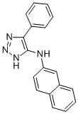 1H-1,2,3-TRIAZOL-5-AMINE, N-2-NAPHTHALENYL-4-PHENYL- CAS#: 110032-28-5
