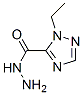 1H-1,2,4-Triazole-5-carboxylicacid,1-ethyl-,hydrazide(9CI) CAS#: 106535-39-1