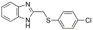 1H-1,3-BENZIMIDAZOL-2-YLMETHYL 4-CHLOROPHENYL SULFIDE CAS#: 14483-78-4