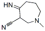 1H-Azepine-3-carbonitrile, hexahydro-4-imino-1-methyl- CAS#: 1859-31-0