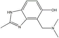 1H-BenziMidazol-5-ol, 4-[(diMethylaMino)Methyl]-2-Methyl- CAS#: 101018-70-6