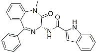 1H-INDOLE-2-CARBOXYLIC ACID ((R)-1-METHYL-2-OXO-5-PHENYL-2,3-DIHYDRO-1H-BENZO[E][1,4]DIAZEPIN-3-YL)-AMIDE CAS#: 103420-82-2