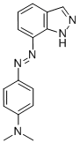1H-Indazole, 7-((p-(dimethylamino)phenyl)azo)- CAS#: 23612-78-4