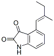 1H-Indole-2,3-dione, 4-(2-methyl-1-butenyl)- (9CI) CAS#: 222036-49-9