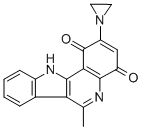 1H-Indolo(3,2-c)quinoline-1,4(11H)-dione, 2-(1-aziridinyl)-6-methyl- CAS#: 114656-96-1