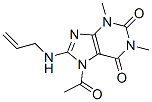 1H-Purine-2,6-dione, 7-acetyl-3,7-dihydro-1,3-dimethyl-8-(2-propenylamino)- (9CI) CAS#: 113400-00-3