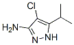 1H-Pyrazol-3-amine, 4-chloro-5-(1-methylethyl)- CAS#: 110086-10-7