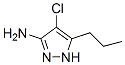 1H-Pyrazol-3-amine,  4-chloro-5-propyl- CAS#: 110580-34-2
