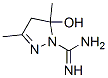 1H-Pyrazole-1-carboximidamide, 4,5-dihydro-5-hydroxy-3,5-dimethyl- CAS#: 113722-30-8