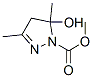 1H-Pyrazole-1-carboxylic acid, 4,5-dihydro-5-hydroxy-3,5-dimethyl-, methyl ester CAS#: 254734-20-8