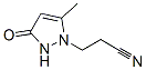 1H-Pyrazole-1-propanenitrile, 2,3-dihydro-5-methyl-3-oxo- (9CI) CAS#: 252308-56-8