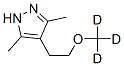 1H-Pyrazole,  4-[2-(methoxy-d3)ethyl]-3,5-dimethyl-  (9CI) CAS#: 104939-43-7