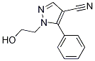 1H-Pyrazole-4-carbonitrile, 1-(2-hydroxyethyl)-5-phenyl- CAS#: 27328-72-9