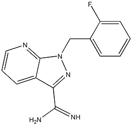 1H-Pyrazolo[3,4-b]pyridine-3-carboxiMidaMide, 1-[(2-fluorophenyl)Methyl]- CAS#: 256376-68-8